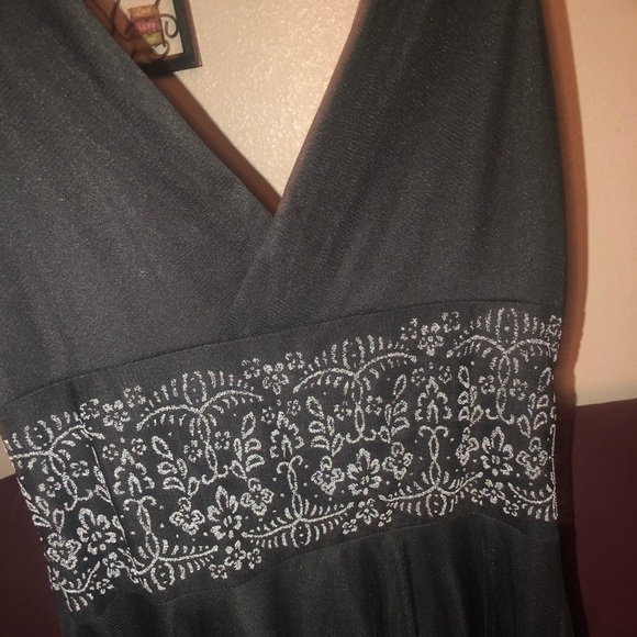 Black formal prom dress/cocktail dress - Picture 3 of 6